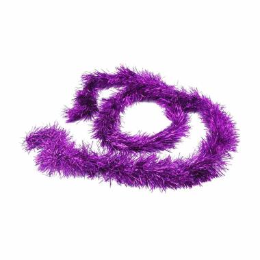 Frangia natalizia fuxia glitter 2 mt ø 9 cm