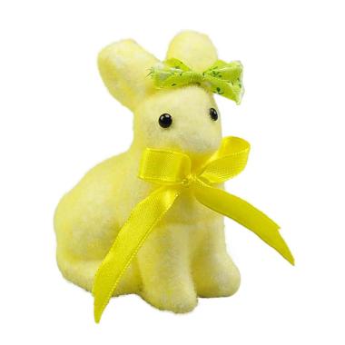 Coniglio giallo 9 cm