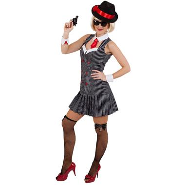 Costume gangster lady