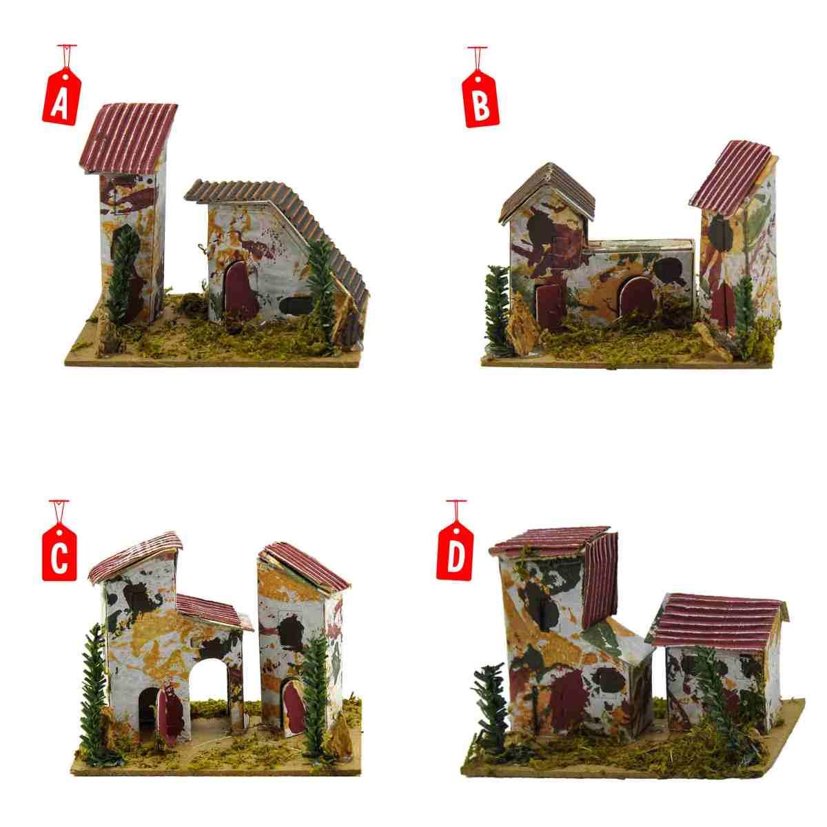 Casetta presepe doppia