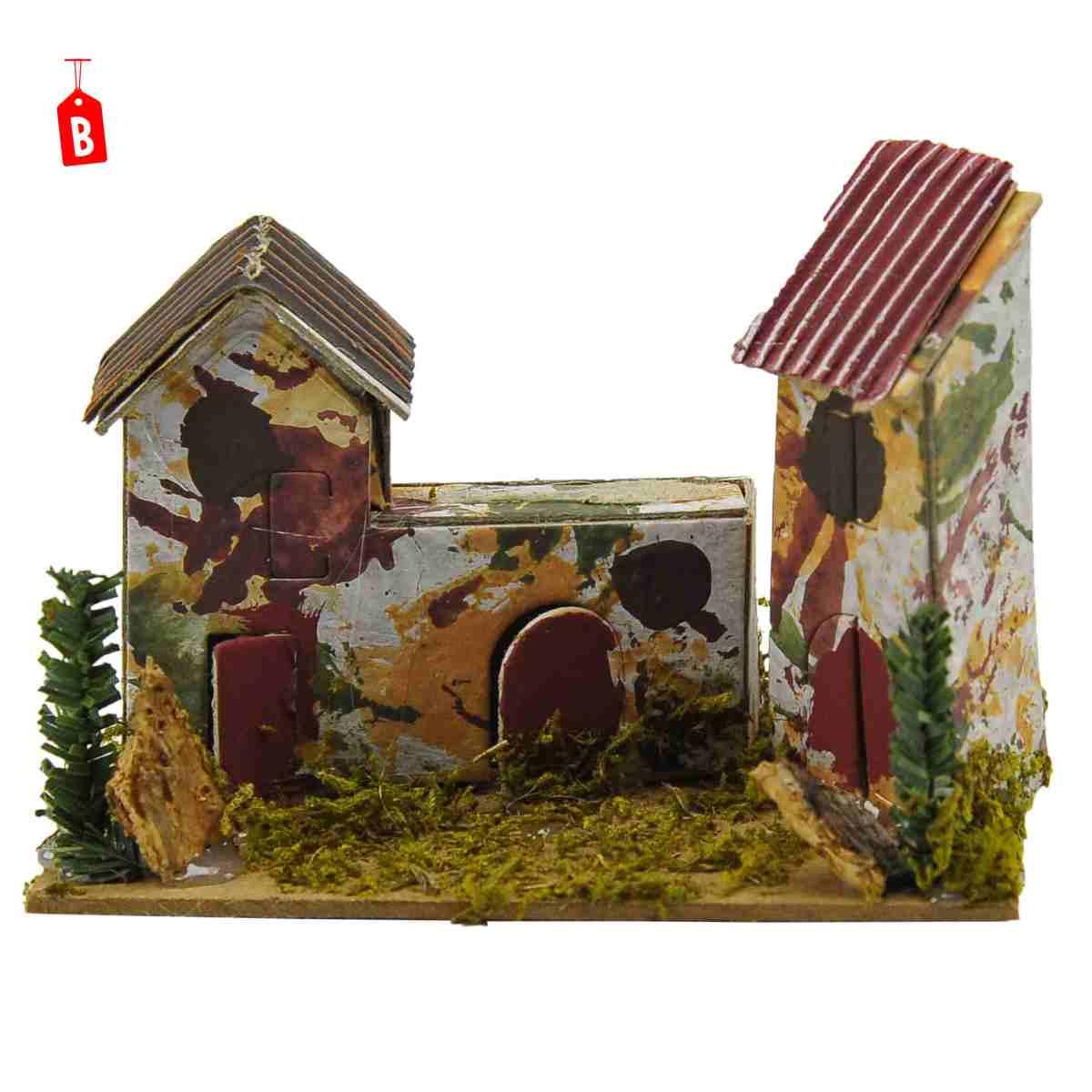 Casetta presepe doppia