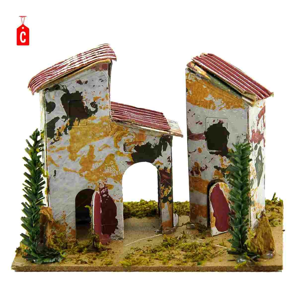 Casetta presepe doppia