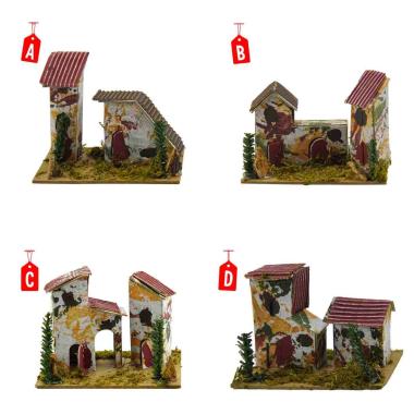 Casetta presepe doppia