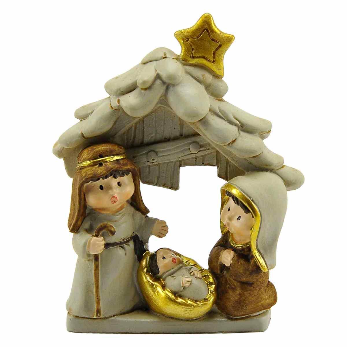 Statua presepe 4 cm natività mini