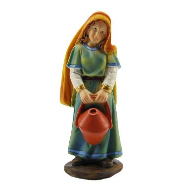 Statua presepe 11 cm donna brocca
