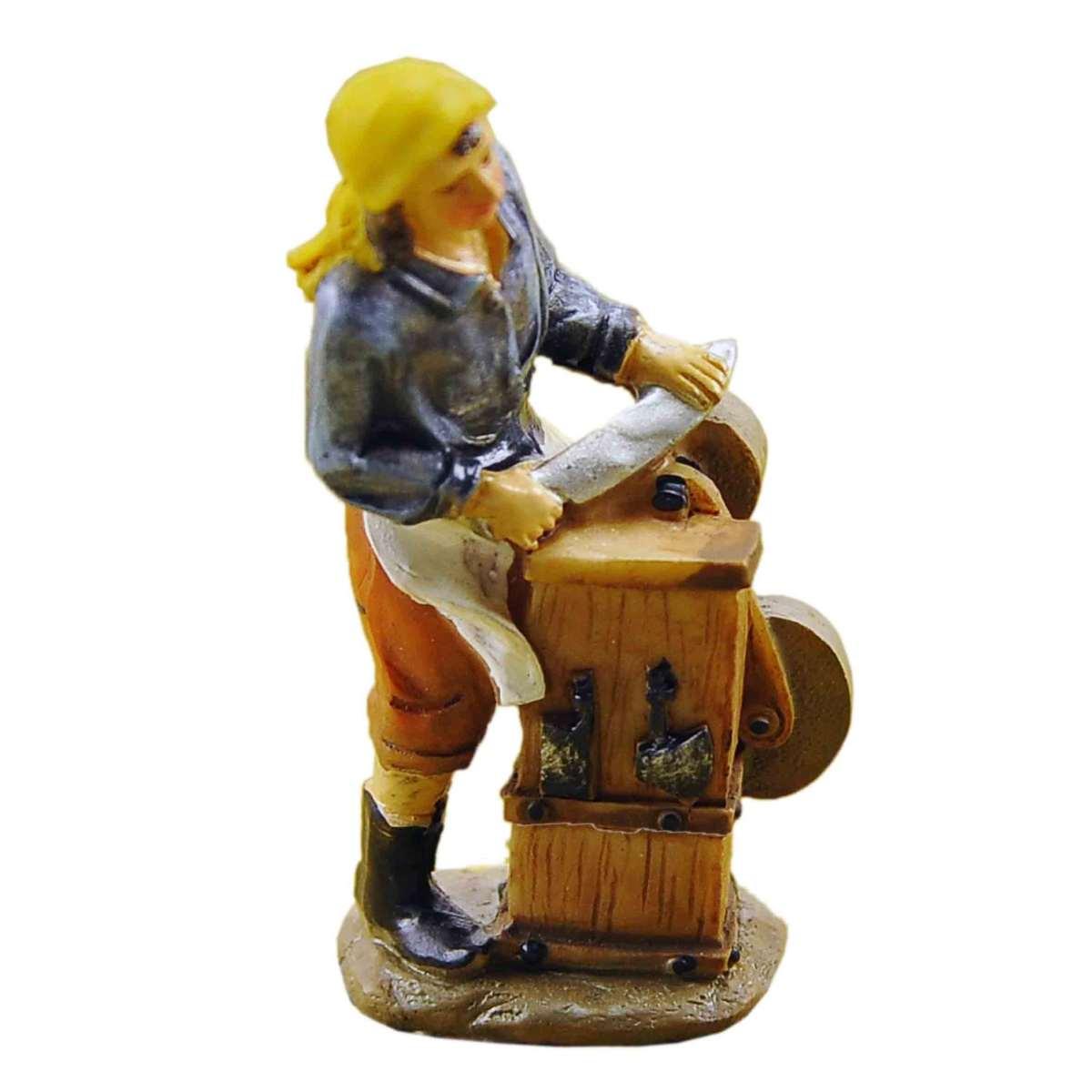 Statua presepe 10 cm arrotino
