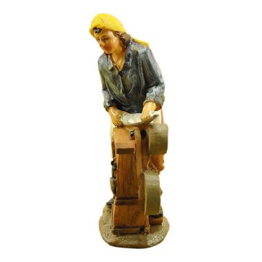 Statua presepe 10 cm arrotino