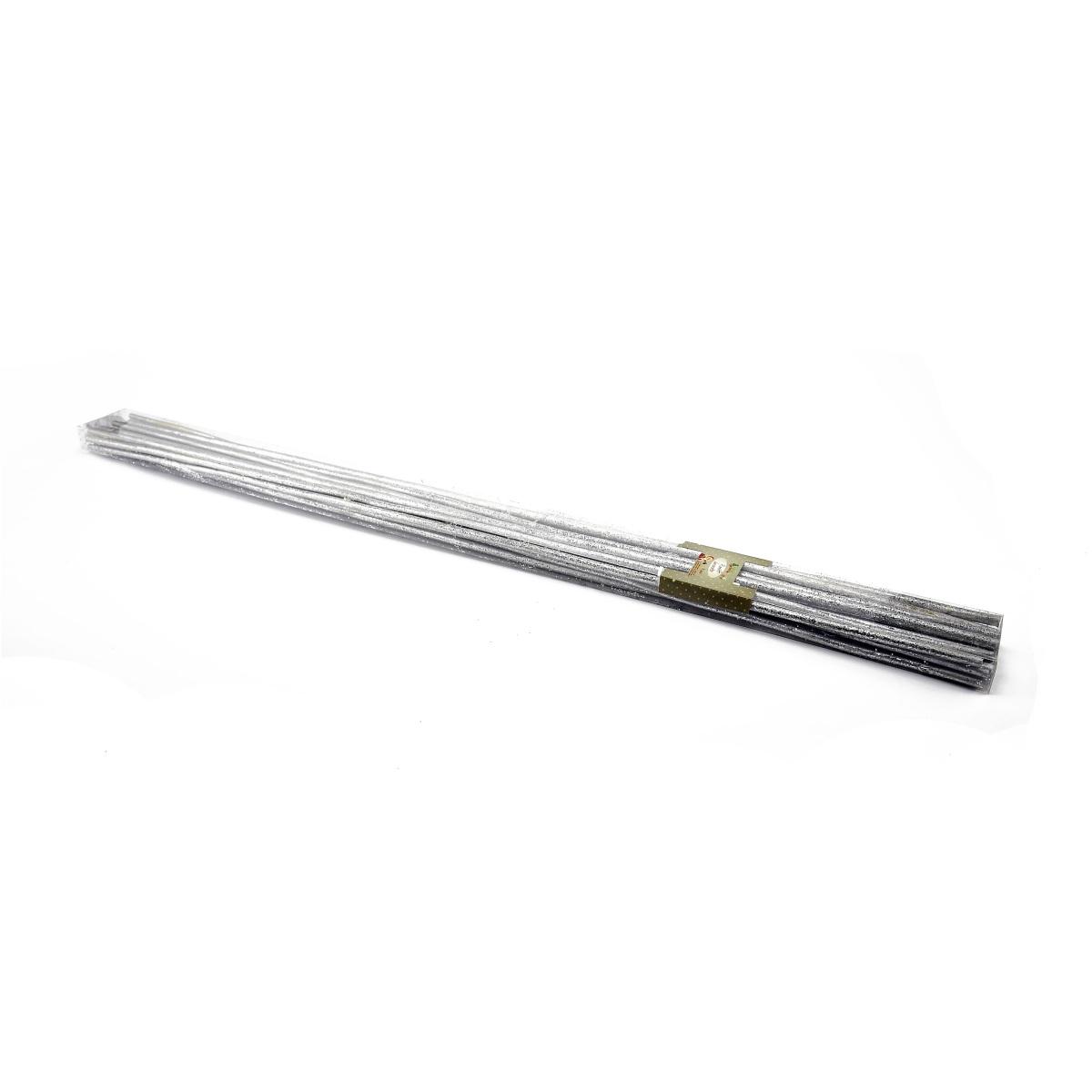 Rametti natalizi legno argento glitter Set 100 pz