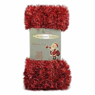 Frangia natalizia rossa 1,5 mt ø 6 cm