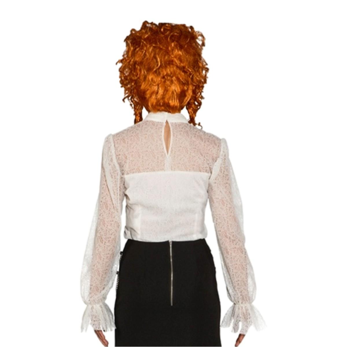 Camicia pizzo bianca