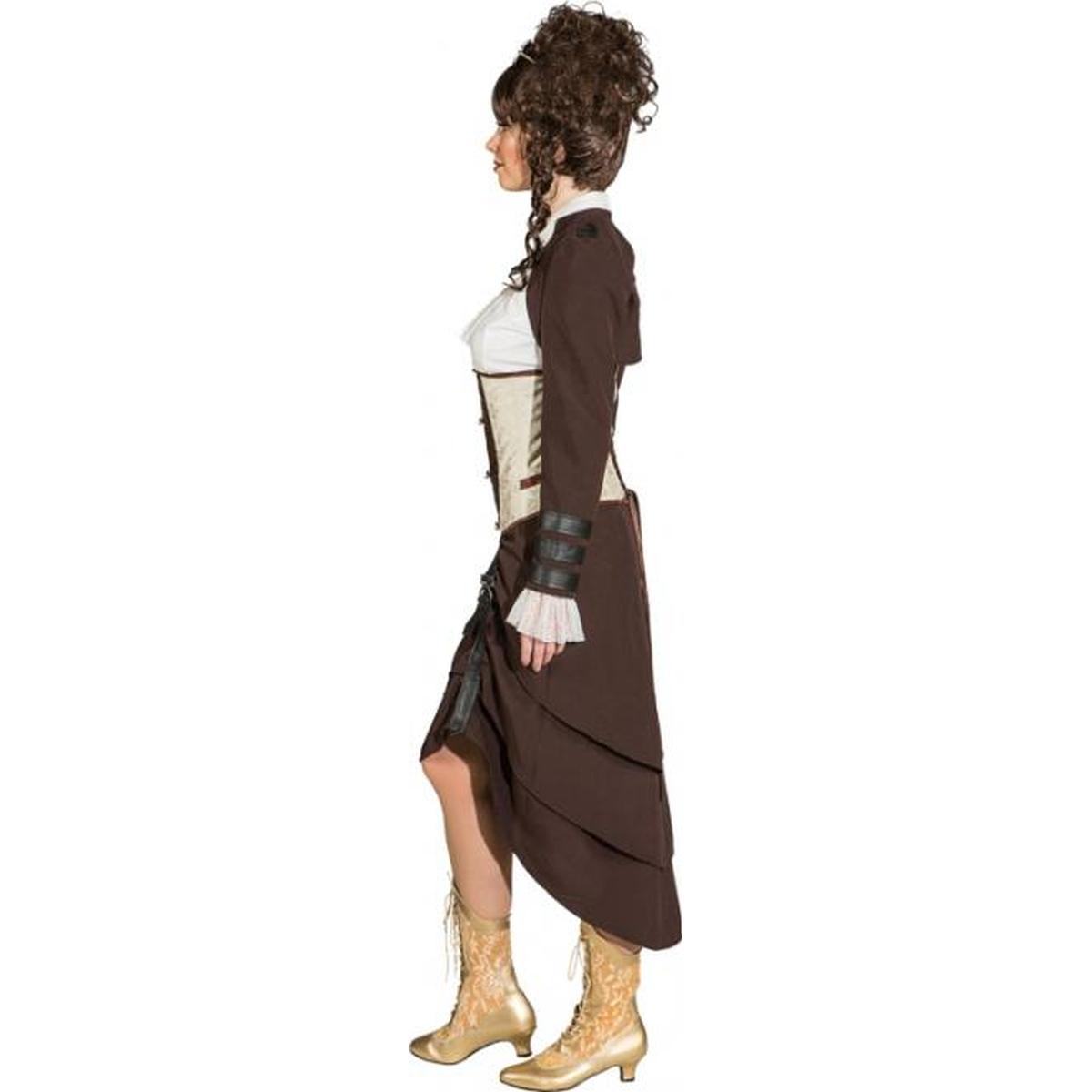 Gonna steampunk marrone