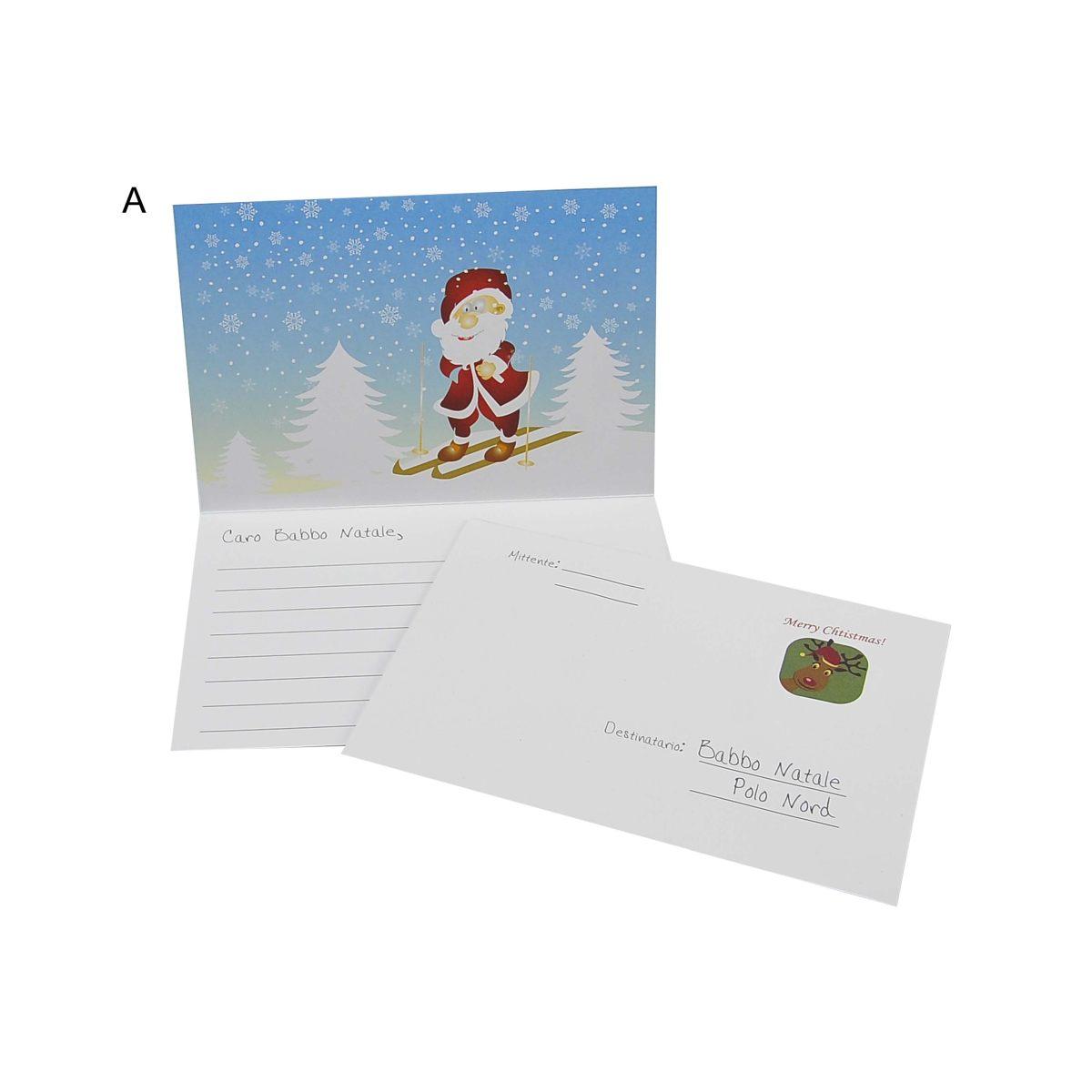 Lettera babbo natale busta