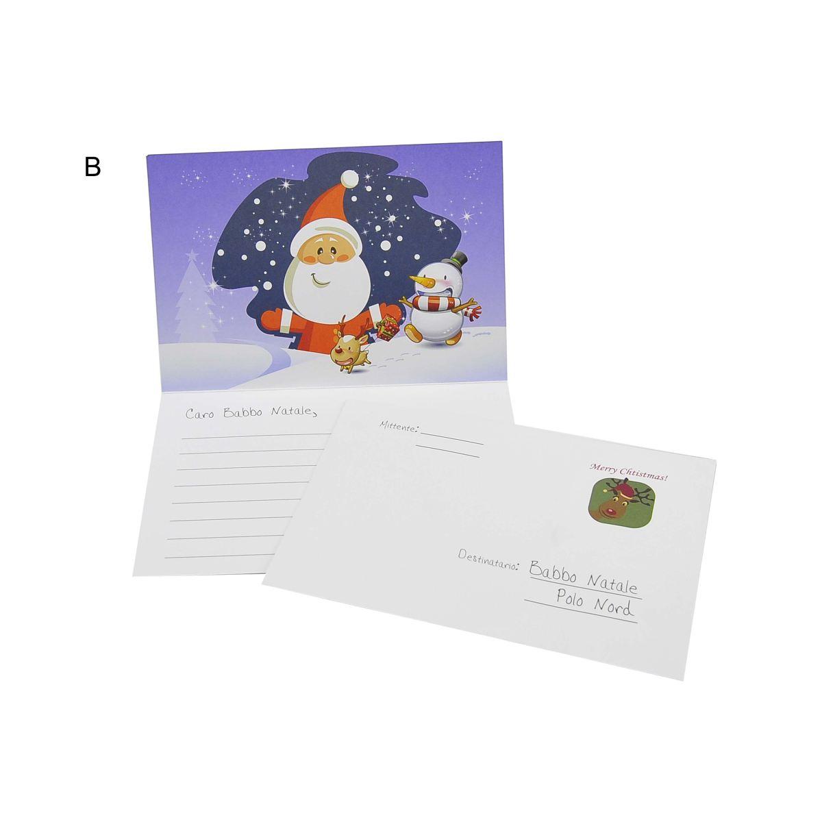 Lettera babbo natale busta