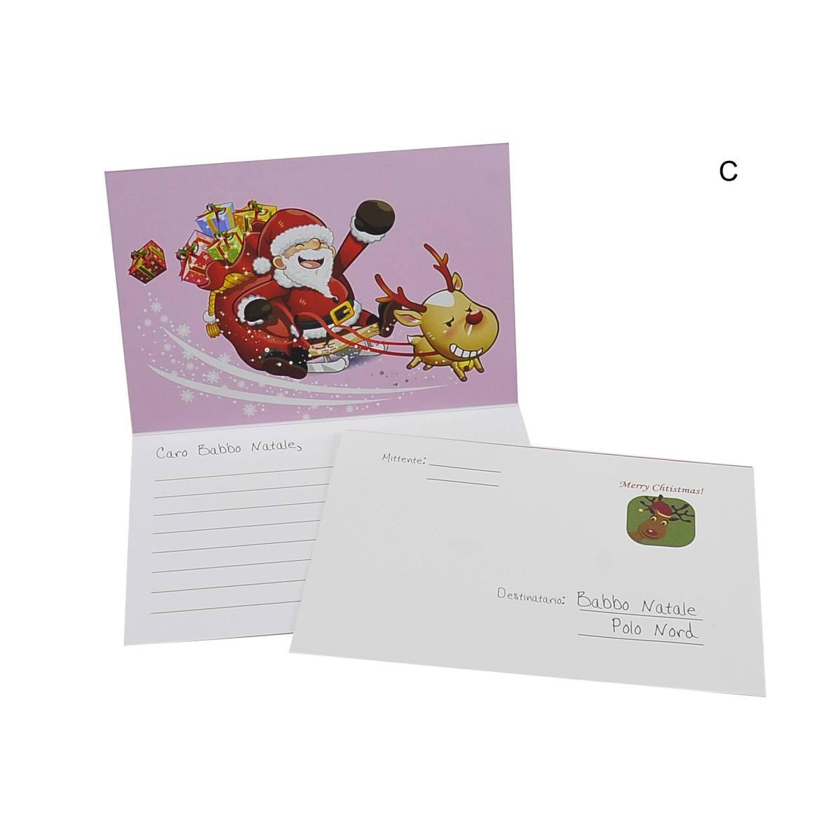Lettera babbo natale busta