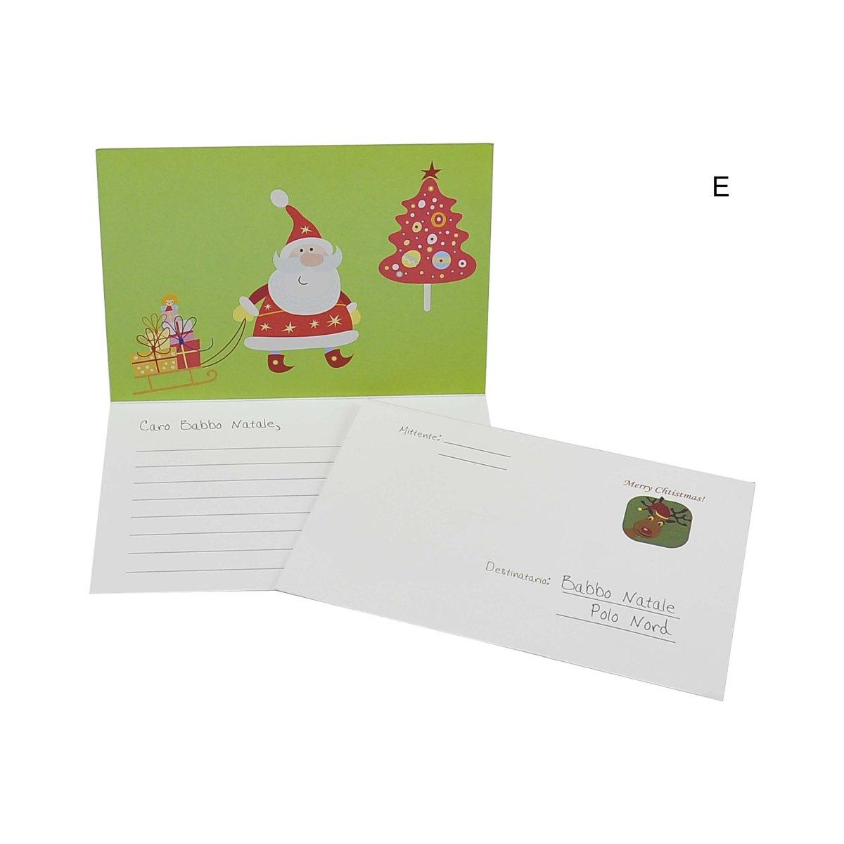 Lettera babbo natale busta
