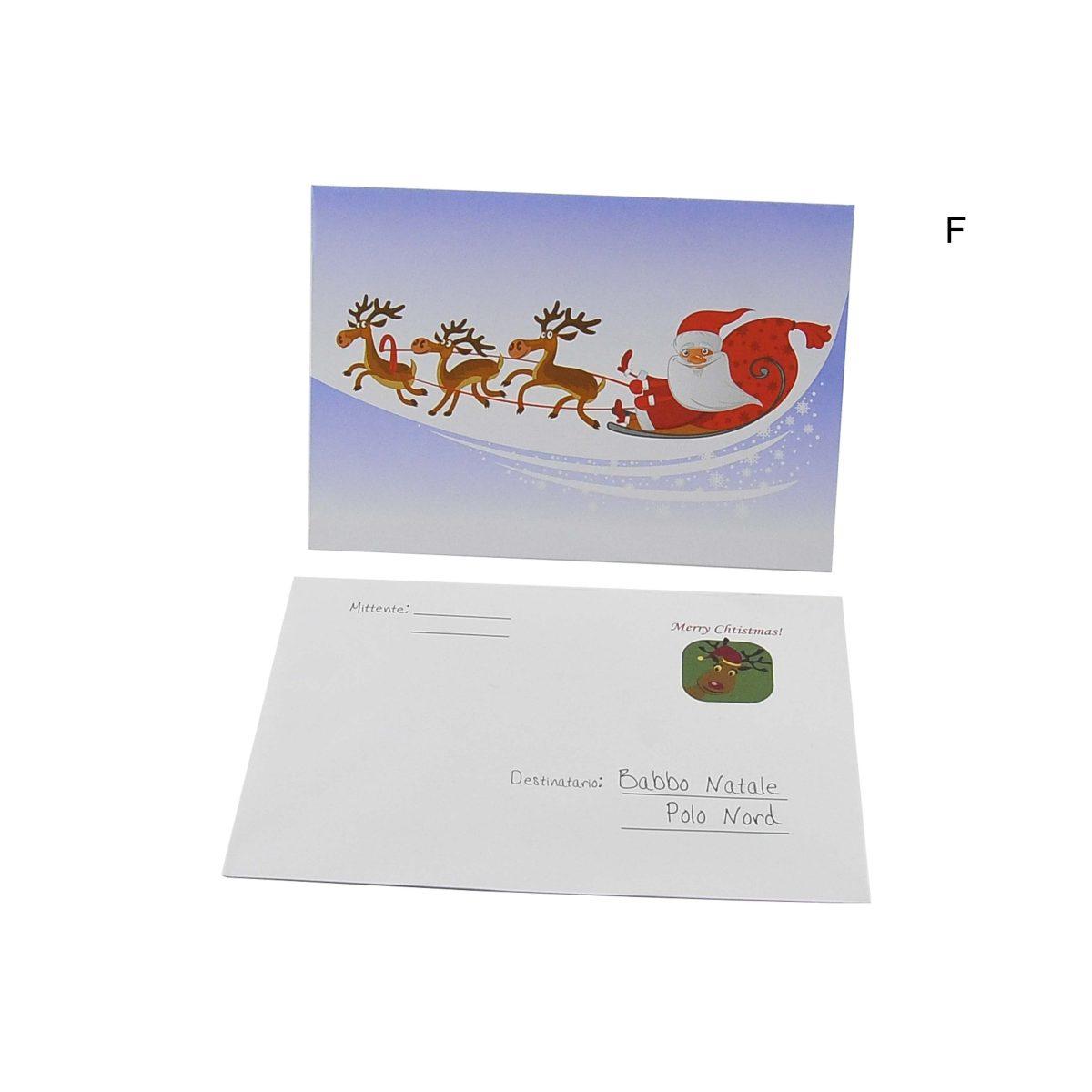 Lettera babbo natale busta