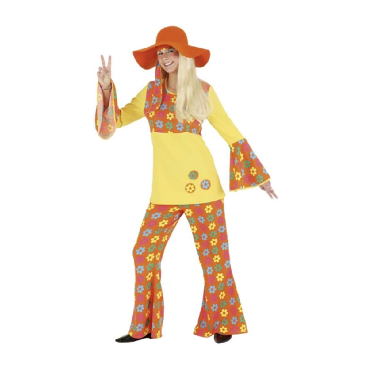 Costume casacca fascia hippie figlia dei fiori