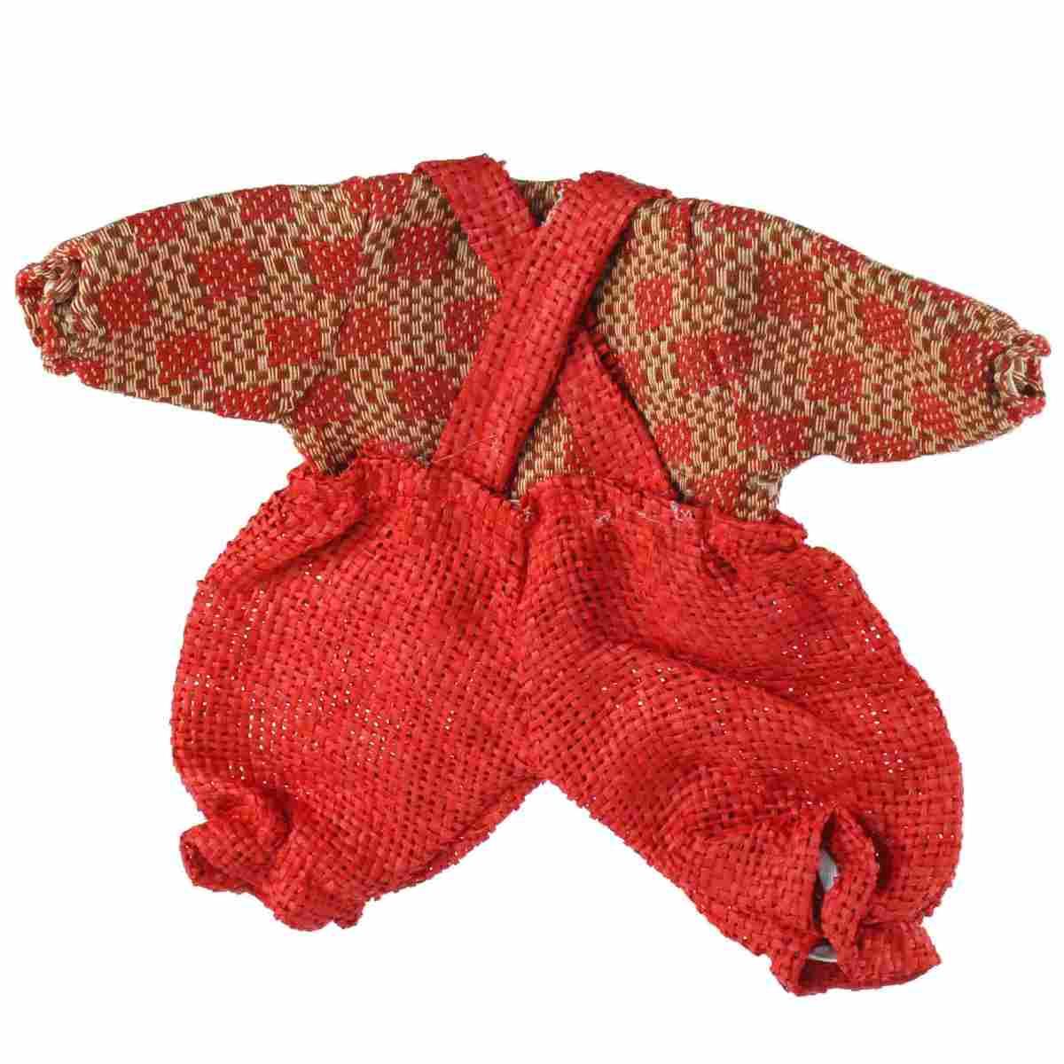 Decorazione natalizia vestitino rosso 20 cm