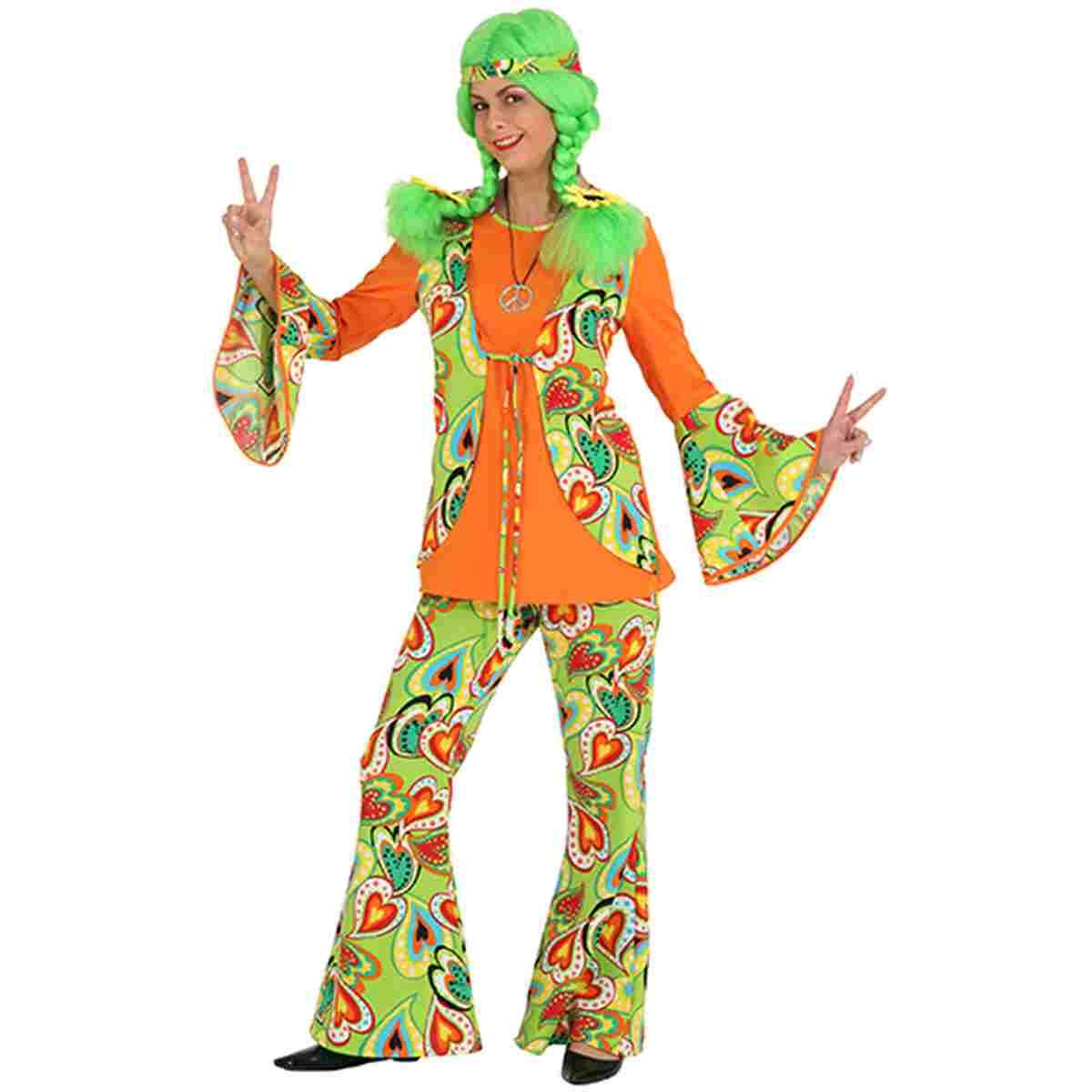 Costume hippie verde