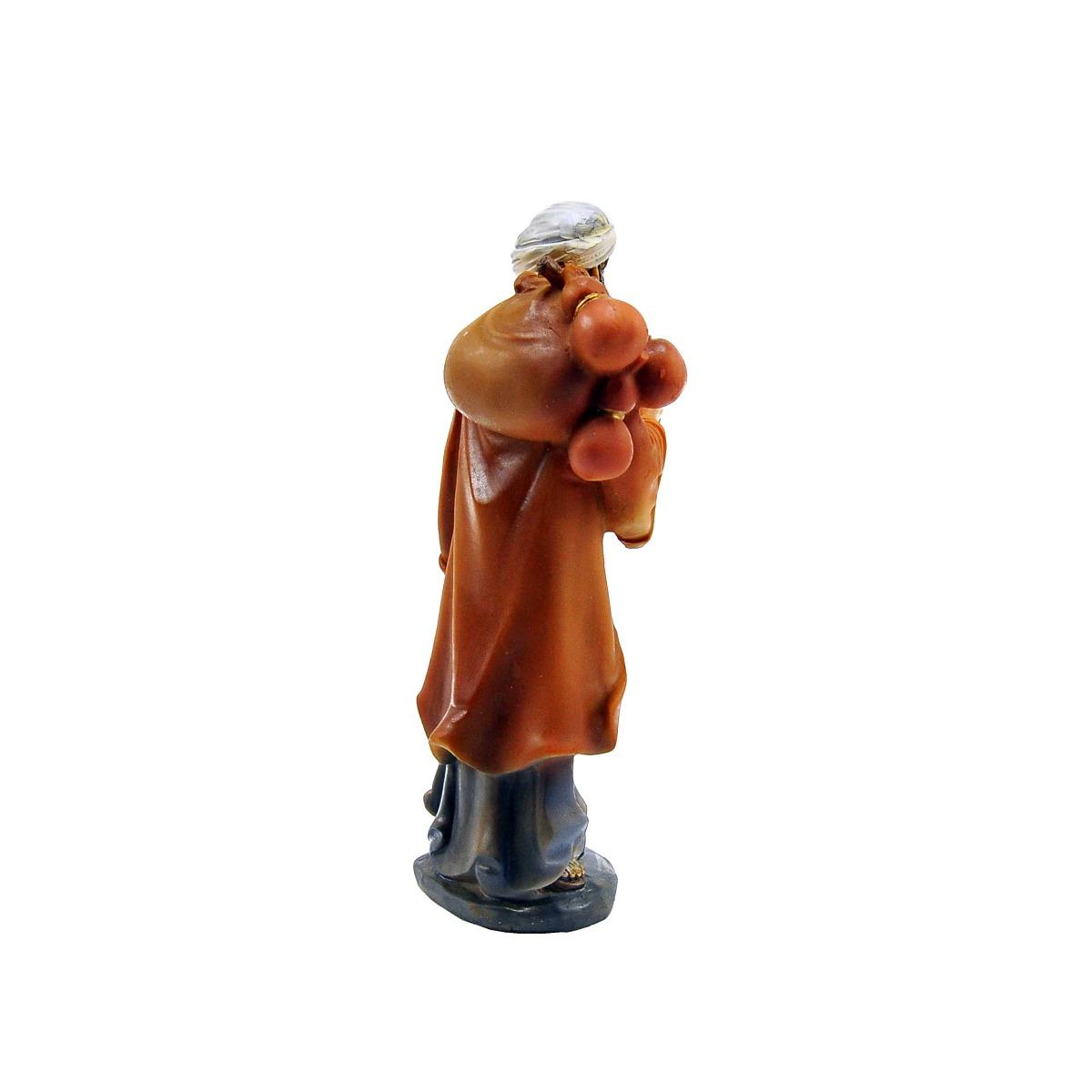 Statua presepe 15 cm pastore caciocavallo