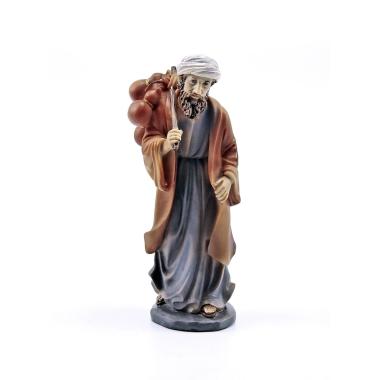 Statua presepe 15 cm pastore caciocavallo