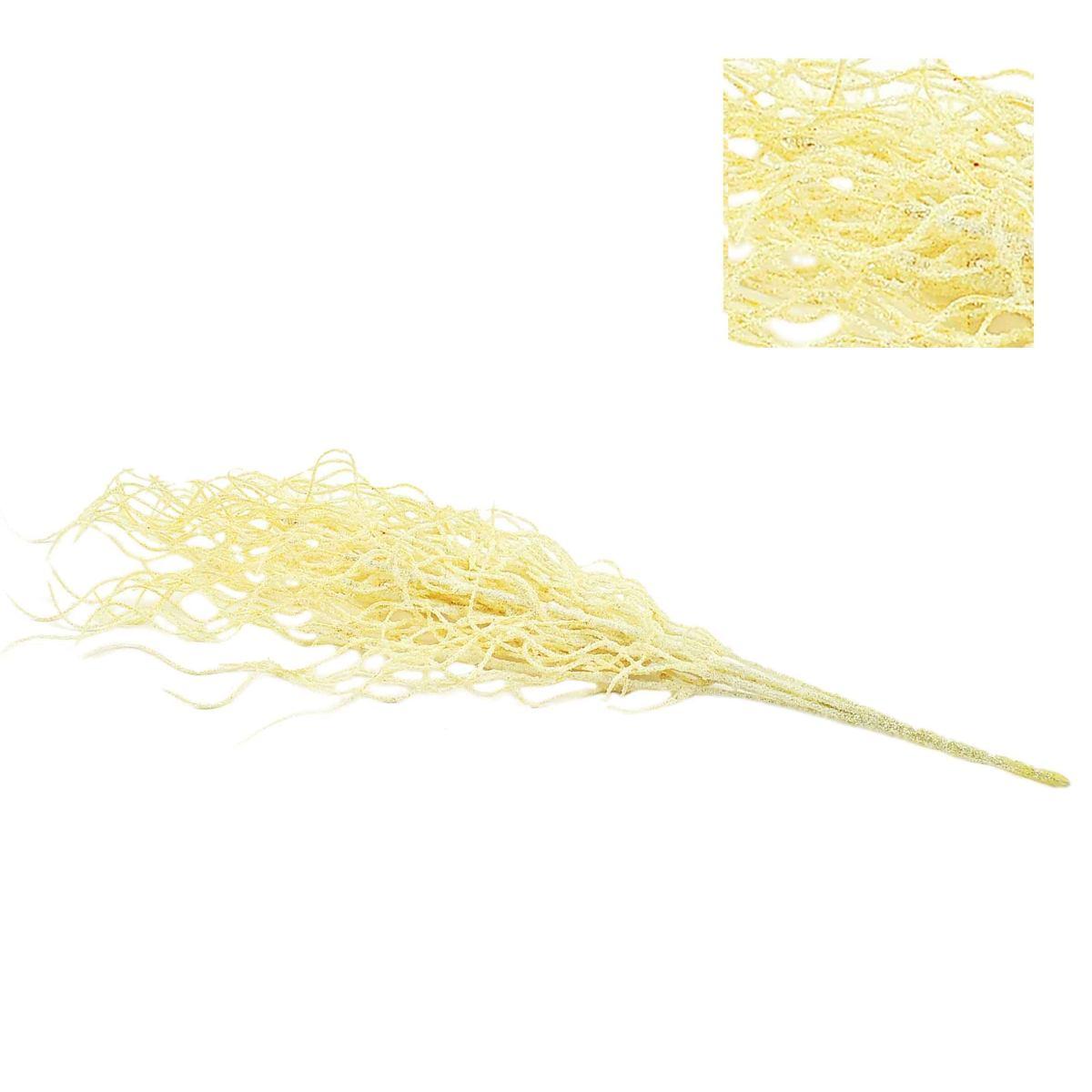 Fiore natale ramo glitter 4 colori 50 cm