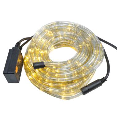 Luci di natale esterno tubo led bianco caldo 3 vie