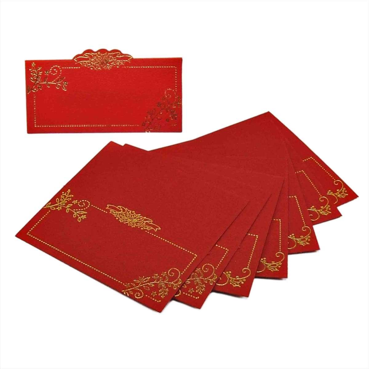 Biglietto natale pieghevole Set 8 pz