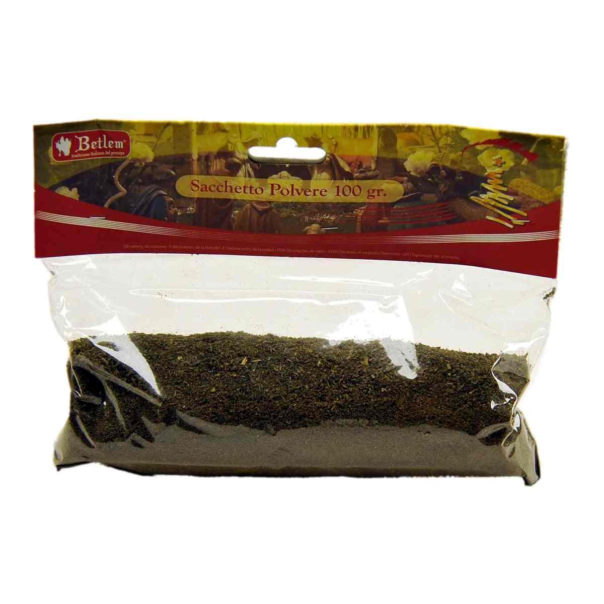 Terra presepe prato marrone scuro granuli 100 gr