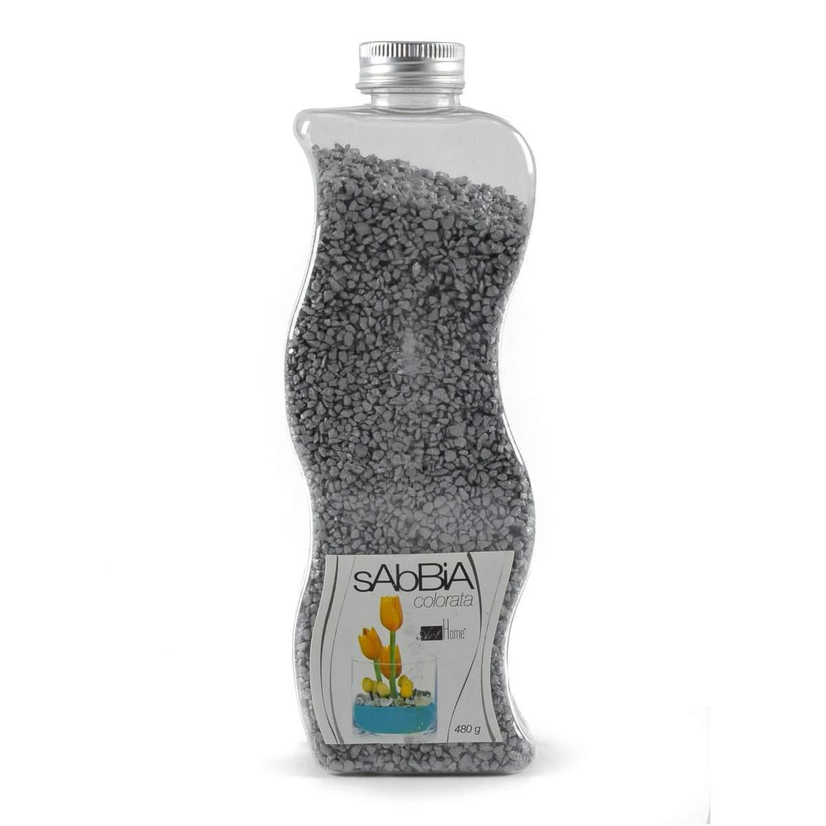 Sabbia natalizia decorativa argento 480 gr