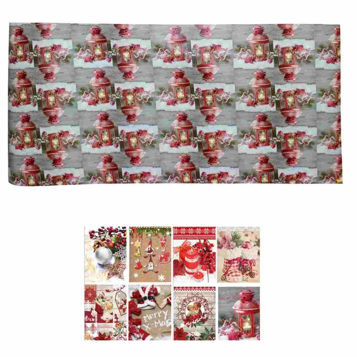 Carta regalo natale rotolo 70 x 500 cm