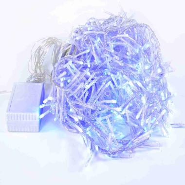 Luci di natale tenda esterno 640 led blu 280 cm