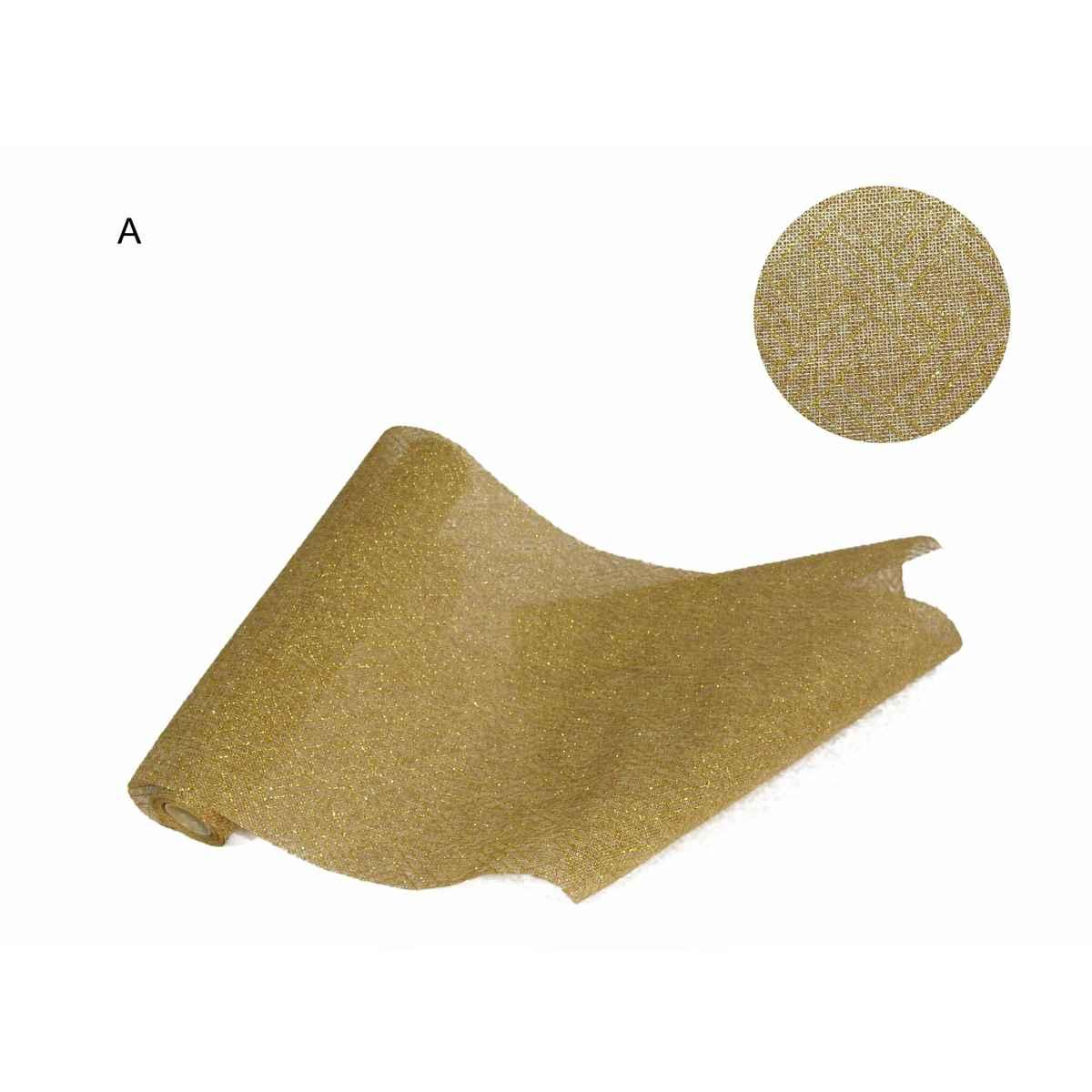 Juta in rotolo beige disponibili 6 decori oro 36 x 270 cm