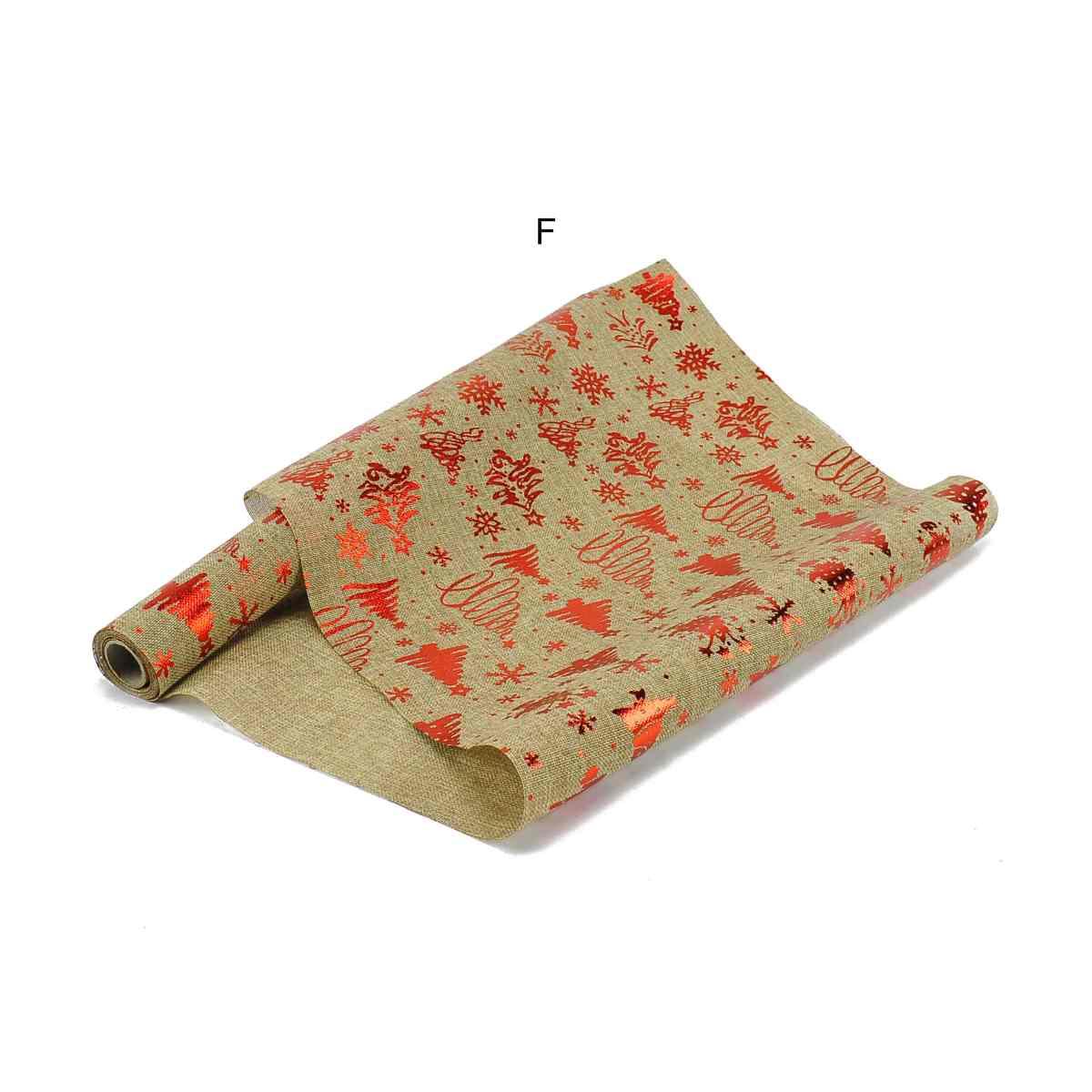 Juta in rotolo beige disponibili 6 decori rossi 48 x 270 cm