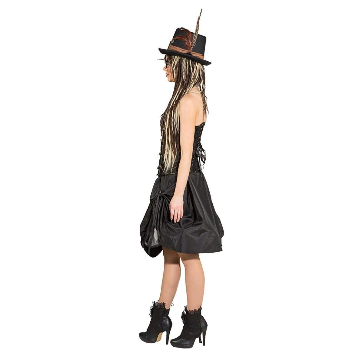 Gonna steampunk nera cerchio