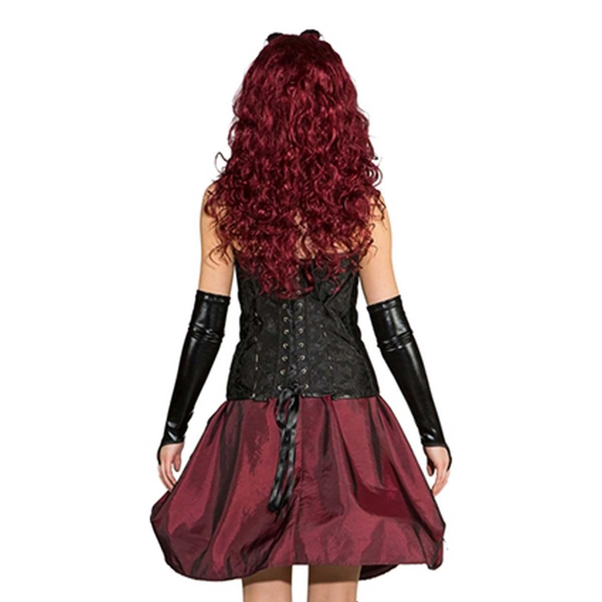 Bustino corpetto steampunk nero