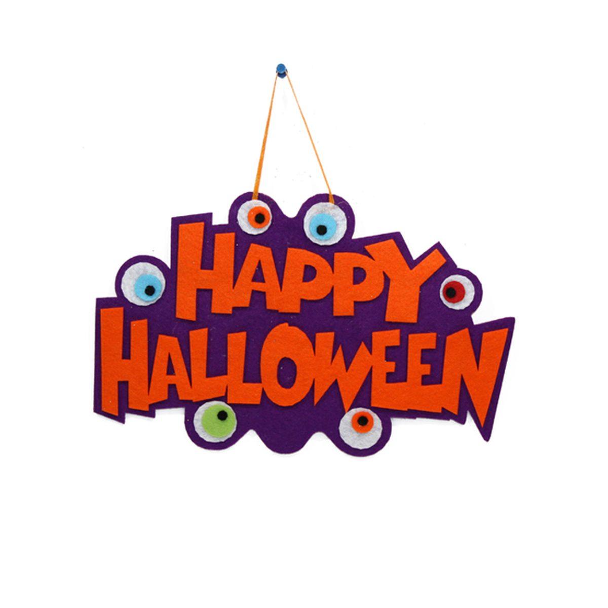 Addobbo happy halloween feltro