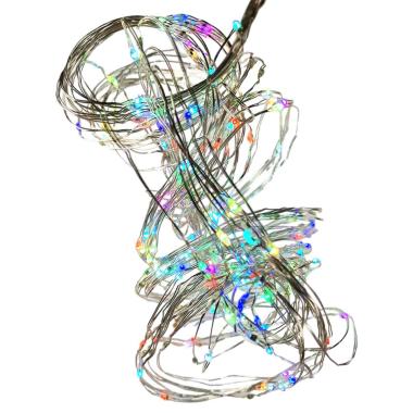 Luci di natale interno 180 led gocce bianco freddo gioch