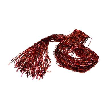 Frangia natalizia fili angelo rosso 50 x 150 cm