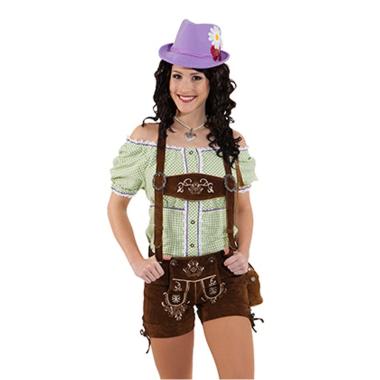 Costume salopette tirolese marrone