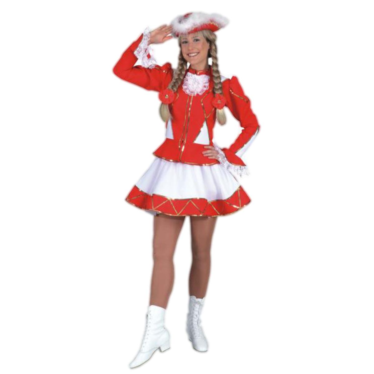 Costume majorette rosso