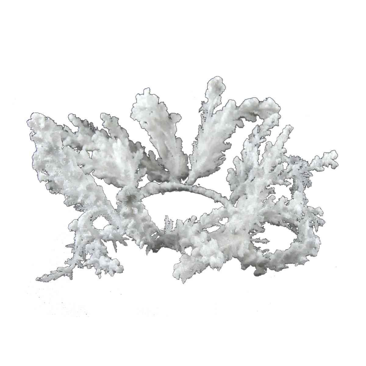 Girocandela natalizio bianco Ø 28 cm
