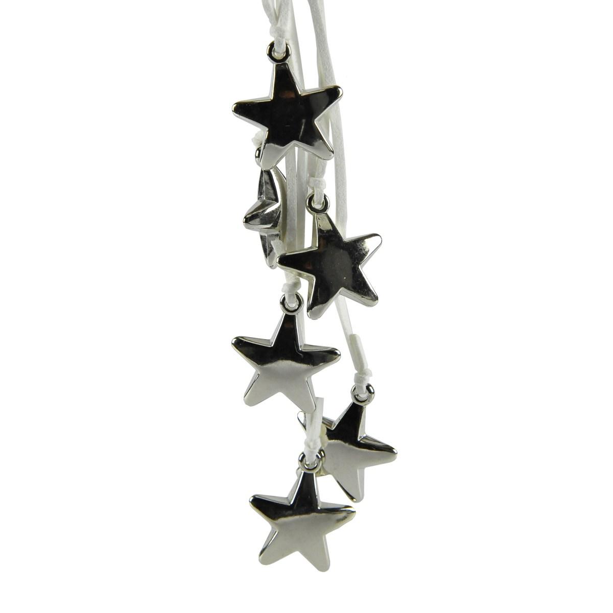 Decorazione natalizia stelle metallo Set 6 pz