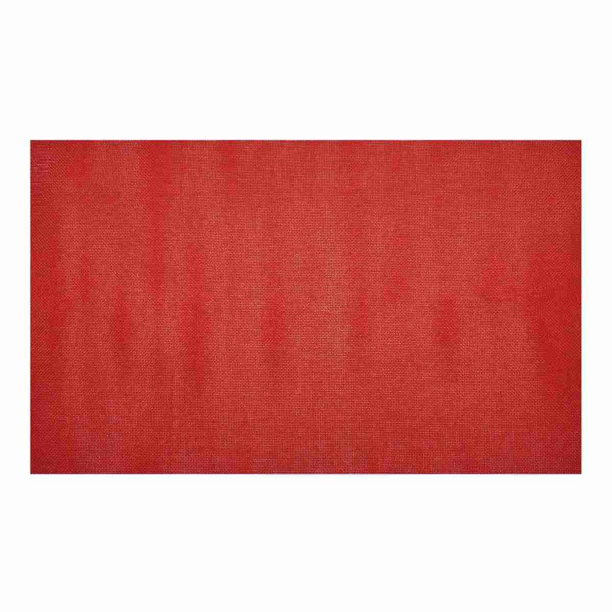 Tovaglietta natalizia rete rossa 29 x 45 cm