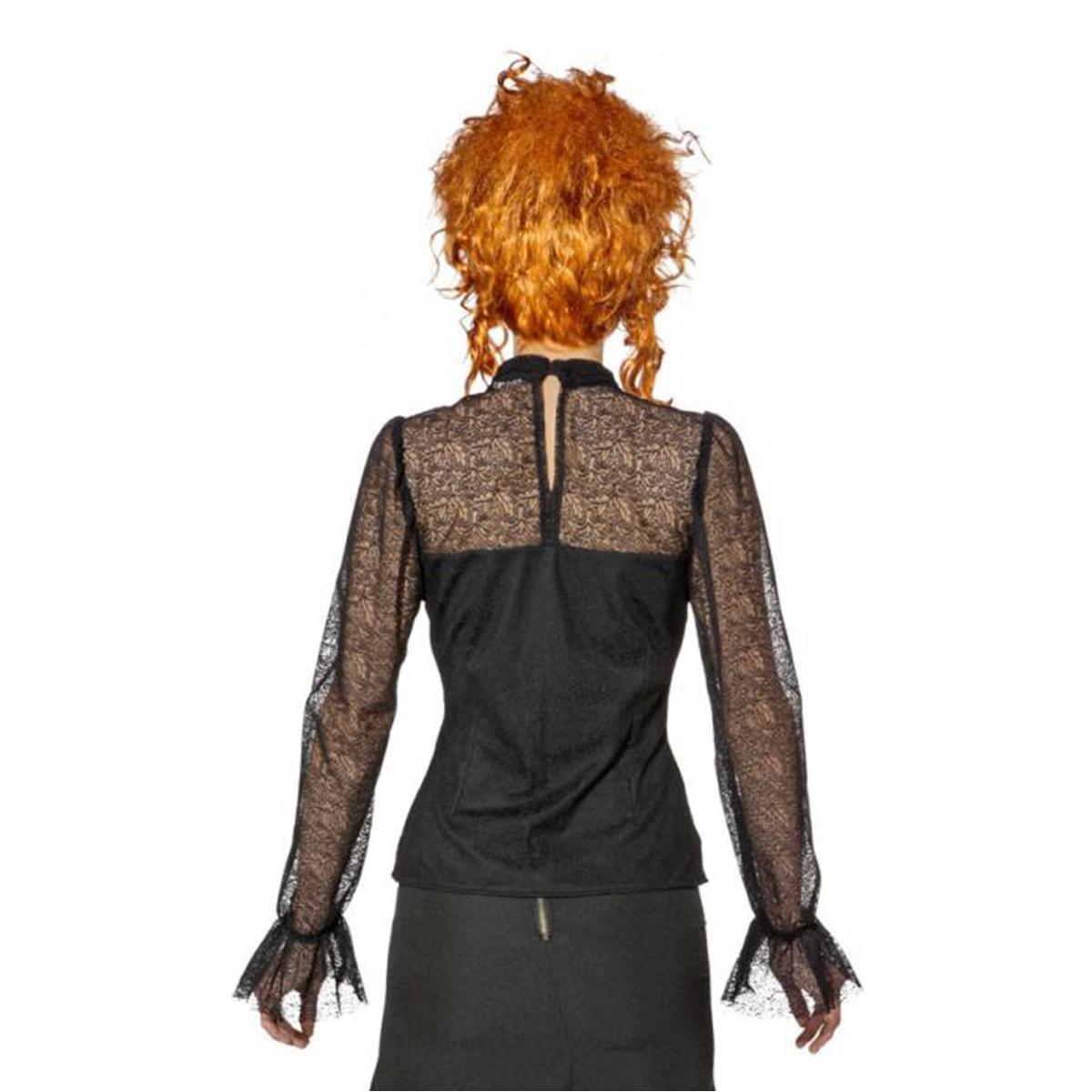 Camicia pizzo nera