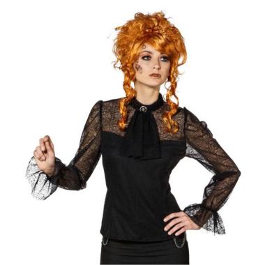 Camicia pizzo nera