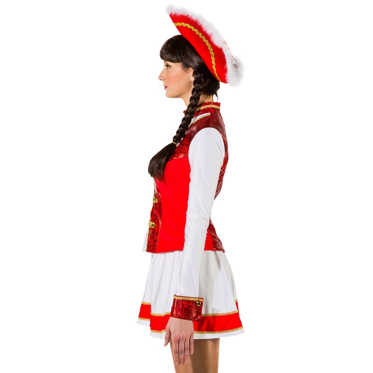 Costume majorette rosso
