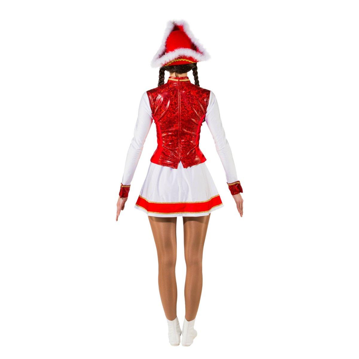 Costume majorette rosso