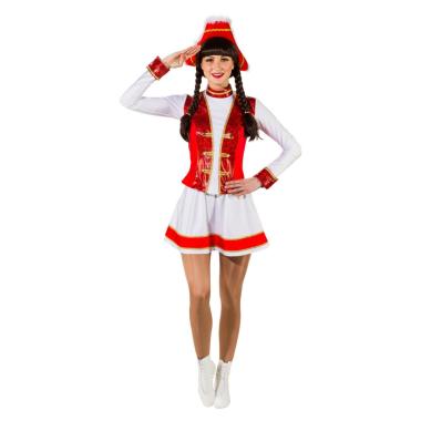 Costume majorette rosso