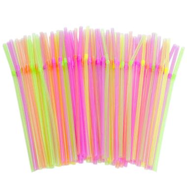 Cannuccia pieghevole color box 20 pz